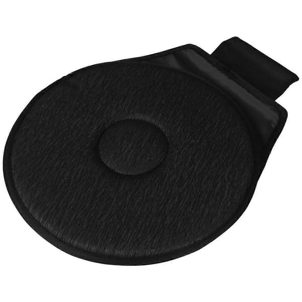 Svingbar setepute til bil for eldre, 360 graders rotasjon bærbar memory foam auto svingbar setepute black