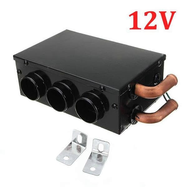 Bil Lastbil Universal Afrimer Bilvarmer Tre-hullers Vandvarmerventilator Black
