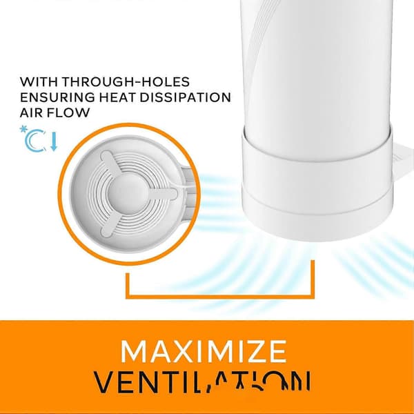 TP-Link Deco BE65 BE85 BE95 Veggfeste med kabelhåndtering Hvit 3-delt sett Mesh WiFi 7stem kompatibelt