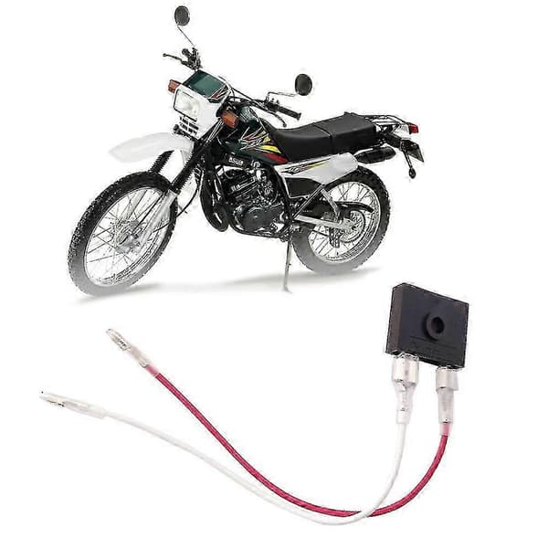 DT125-kompatibel motorcykellikriktarregulator, optimerad för Yamaha DT 125 musta