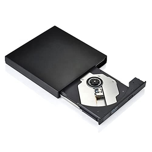 [zd]Ekstern CD/DVD-læser og -brænder – Ultratynd USB 3.0-drev til PC/Mac – Understøtter Windows 11/10/8/7 og macOS