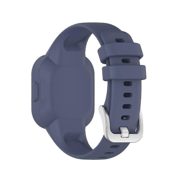 Erstatningssilikonerem til Garmin Vivofit JR3 - Sikker pasform til aktive børn Blue Grey