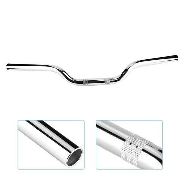 Stålstyrhåndtak 25 mm passer til Sportster XL 883 1200 (krom)