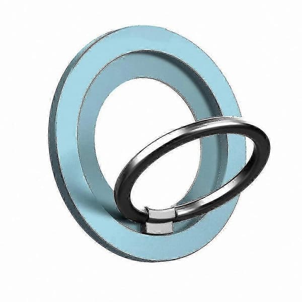 Magnetisk telefonringstativ - Justerbart magnetisk grep for mobile enheter blue