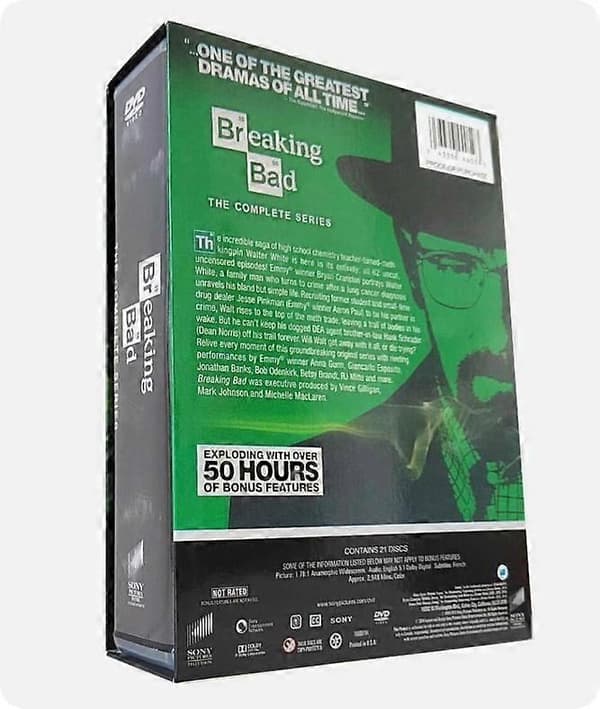 Breaking Bad Säsong 1-6 Komplett Serie DVD 21 Skivor engelsk version Ny Box Set