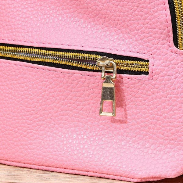 Flickors dagväska för kvinnor Mode ryggsäck Rosa Mini skolväskor 19.00X17.00X12.00CM Pink