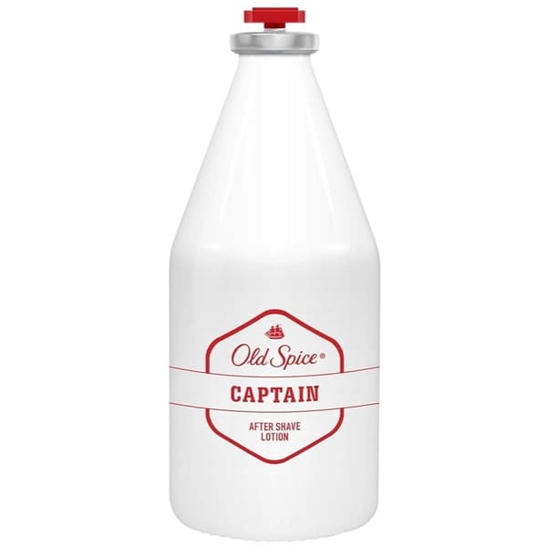 Old Spice Captain After Shave Lotion 100ml Vit white