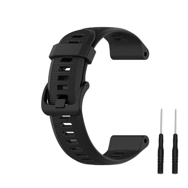 [zd]Urrem silikone Sort Garmin Forerunner 945/935, Garmin Fenix 5 Black 26