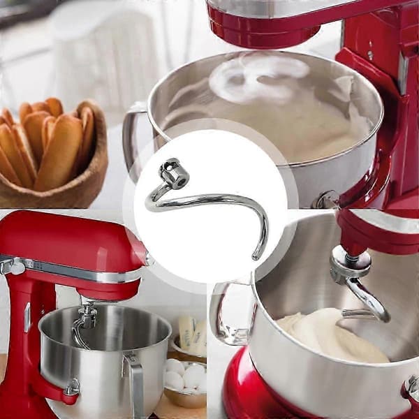6 Quart Degkrok i Rostfritt Stål för KitchenAid BowlLift Mixers, Diskmaskinssäker