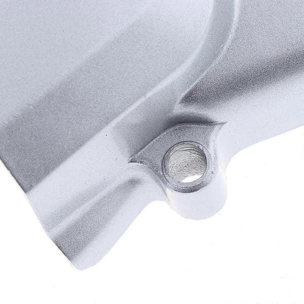 Silverfärgat vänster motorsprocketkåpa för 110cc 125cc Silver