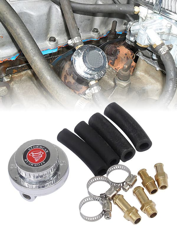 Universelt manuelt justerbart bensintrykksregulatorsett for britiske forgassermotorer