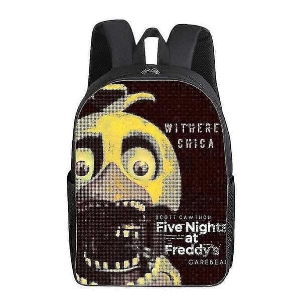 Five Nights At Freddy's Skolryggsäck 3D-tryck Fnaf Skolväska Tecknad Mode Ryggsäckar Laptopväskor Studentväska Skolväska Present 7