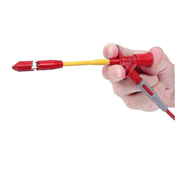 Ledningspiercing Nålespisser Testsonde Isolasjonspiercing Nål Multimeter Testprober (2 stk, Svart+rød)[zd]