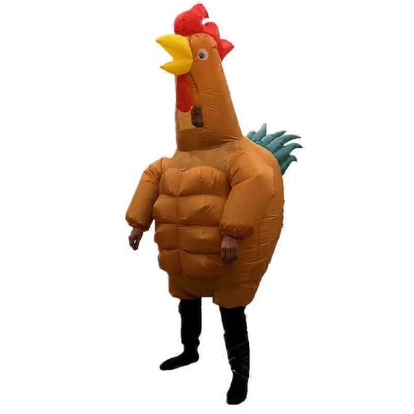 Uppblåsbar dräkt Ananas Kyckling, Vuxen A A 155-190cm