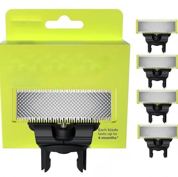 Høykvalitets erstatningsblader for Philips OneBlade - 4-pakning 4pack