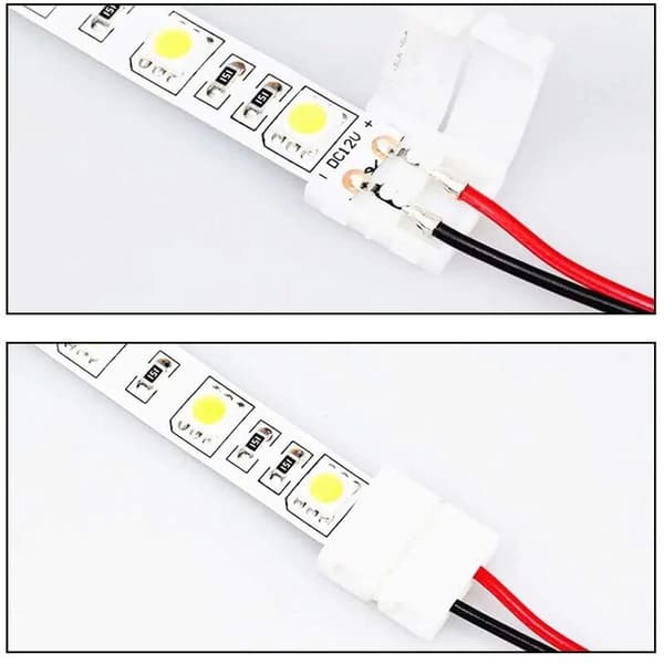 Elektrisk ledning fleksibelt kabel (Rød Sort 20 meter 22AWG) PVC 2-leder