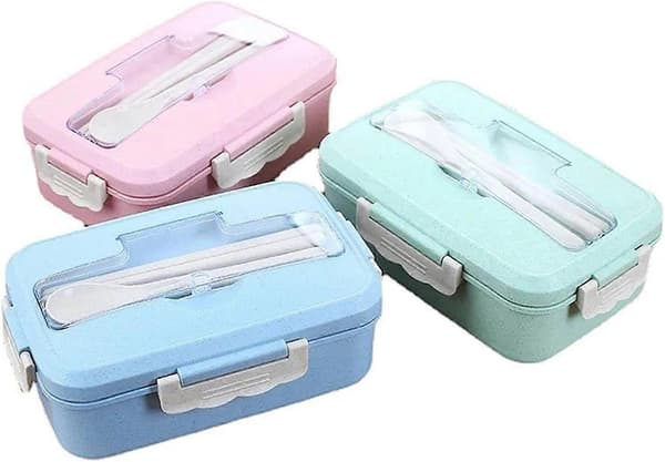 Bento Box, Bento Box för barn, Bento Box för barnluncher, Bärbar lunchlåda Studentlunchlåda, Termisk isolering Bento Box (B)[zd]