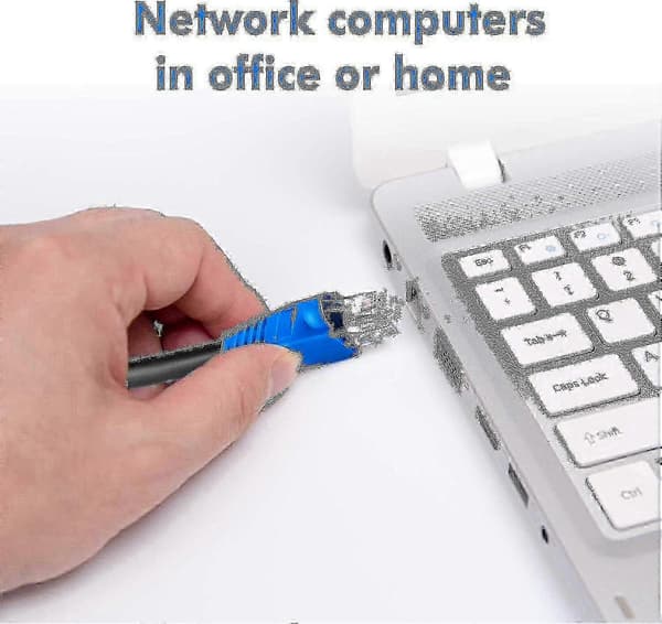 50m Cat6 Vandtæt Ethernet-kabel til udendørs brug - UTP CCA 550MHz Sort 50 Meter Netværkskabel