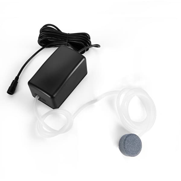 Solarluftpump. Syresättare för utomhuspool, damm och akvarium. Syrepump med luftsten.