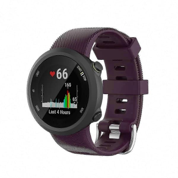 Garmin Forerunner 45 / 45S Silikonersättningsarmband Purple