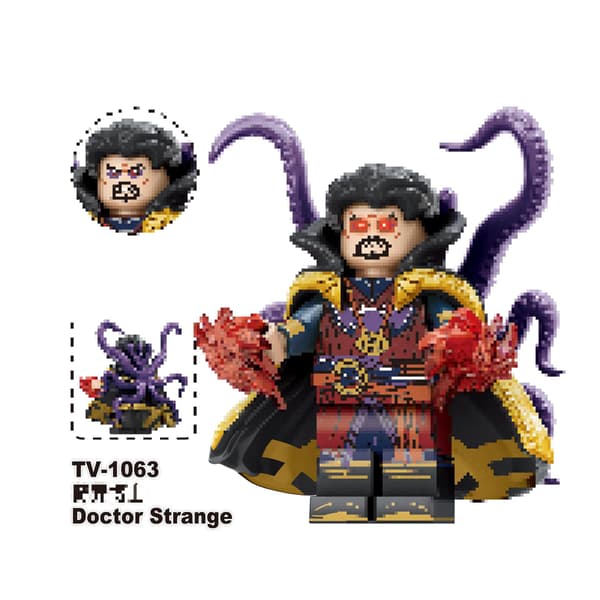 Moonlight Strange Dr. Wanda Monterbare Byggeklodser Minifigurer Legetøjsposer til børn TV6208 (1059-1068) set