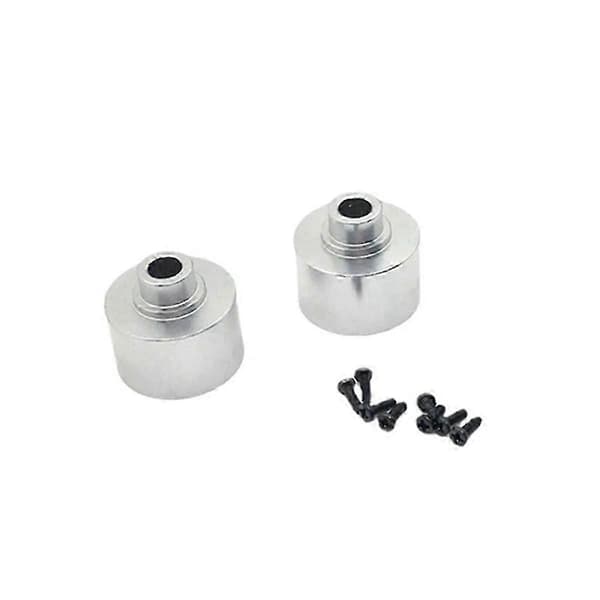 Differentialhus i metall för 104001 RC biluppgradering Silver