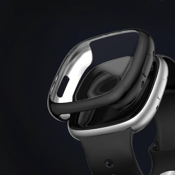 Støtsikkert TPU beskyttelsesdeksel til Fitbit Versa 4 Transparent