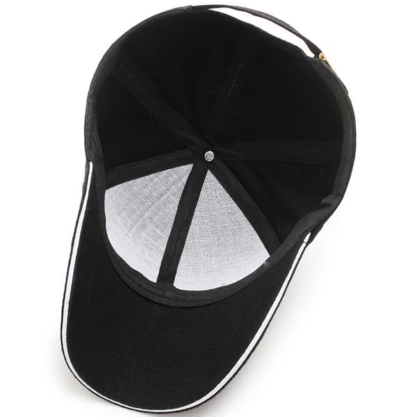 [zd]Baseballcaps Ensfarget lue voksen unisex