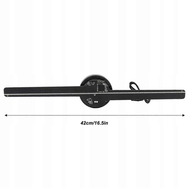 3D Hologram Projektor 224LED 42cm 800*480 Wifi sort black 60 "