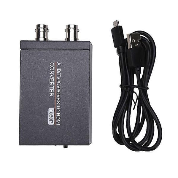 AHD/TVI/CVI/CVBS til HDMI-kompatibel konverteradapter HD 1080P/720P videokonverteradapter til Conv