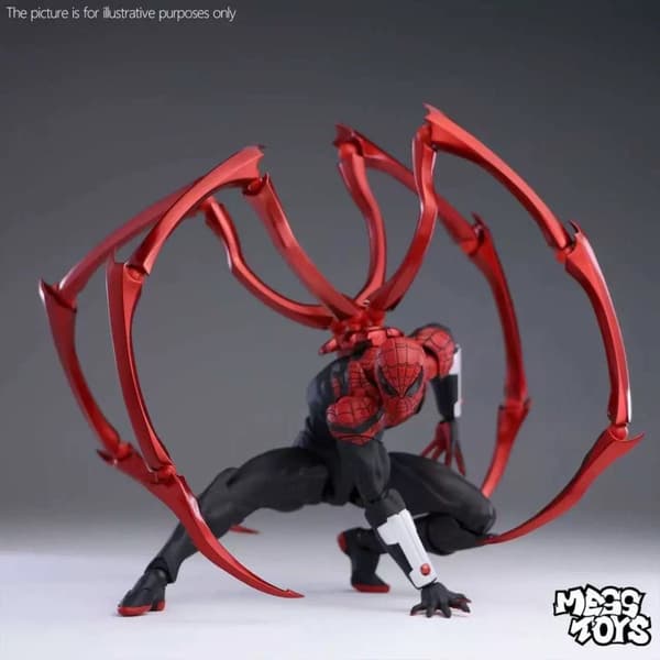 MESS TOYS Spider-Man Miles Morales Leddelt Figur Legetøj