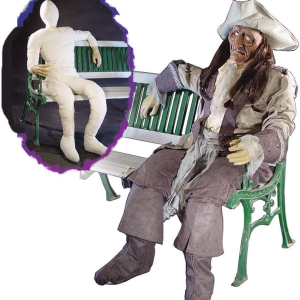 Bøjelig udstillingsdukke, DIY Halloween-dekoration rollespil - 185 cm