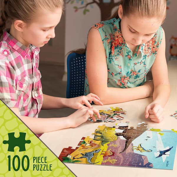 1008 bitars pussel Jul 24 dagars nedräkningskalender Blindlåda Barn DIY Dinosauriepussel Presentförpackning Vuxen Julkalender 0.7