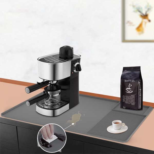 [zd]Silikonemåtte til kaffemaskine Grå Grey 417