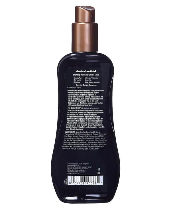 [zd]Australian Gold Intensifier Bronzing Dry Oil Spray 8 Ounce (2-pack)