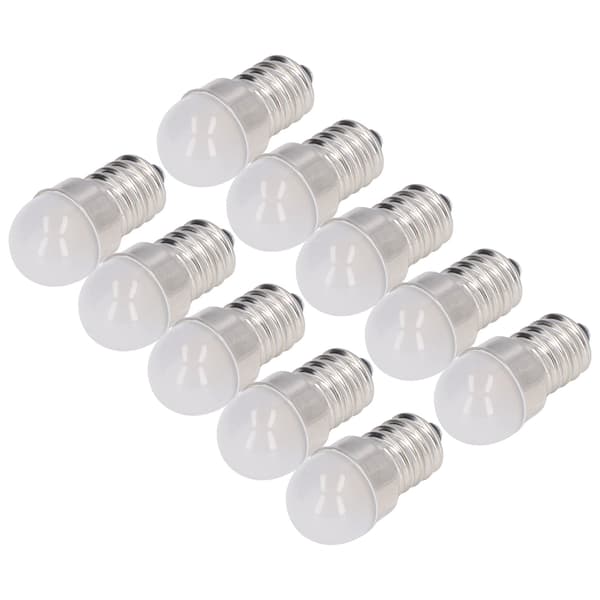 10 stk. E14 LED-pærer Varm Hvit 500lm 1,5W 24V Energibesparende til Tak Vegglampe