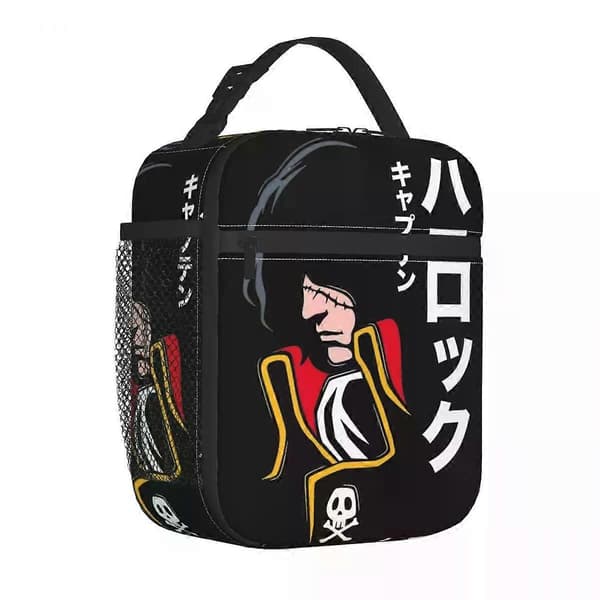i3557 Space Pirate Captain Harlock Albator Isolert Matpose Termisk Matpose Tote Matboks Kontor Bento Pouch swg790[zd]