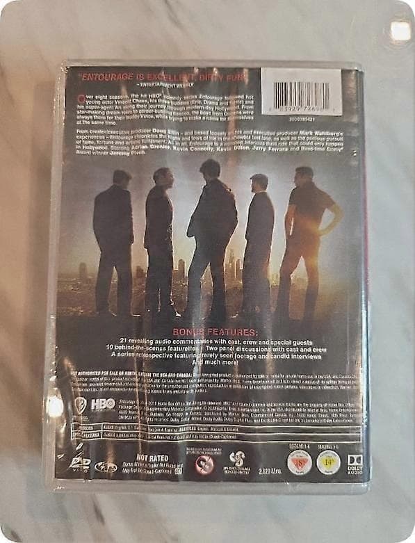Ny boks sæt Entourage sæson 1-8 DVD komplet tv-serie 18-disk engelsk version