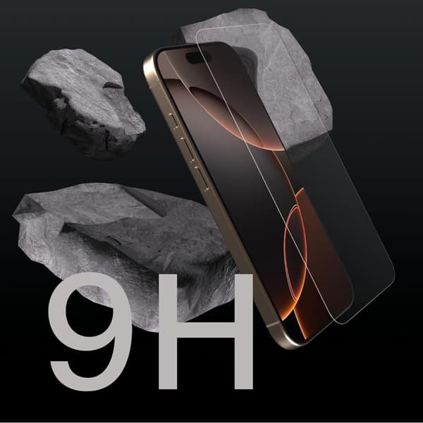 [zd]3-pack iPhone 16 Pro Skärmskydd Härdat Glas Premium Transparent transparent usb-c