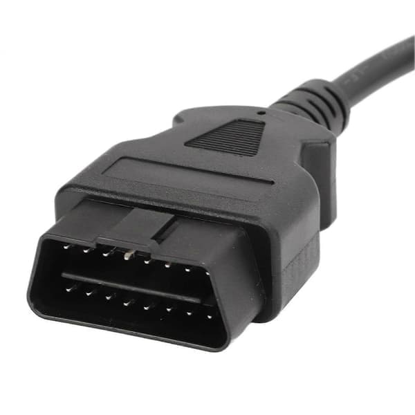 [zd]Hoved OBD2-kabel OBDII Test Diagnostisk Stik Adapterkabel Erstatning for Launch CRP123 CRP129