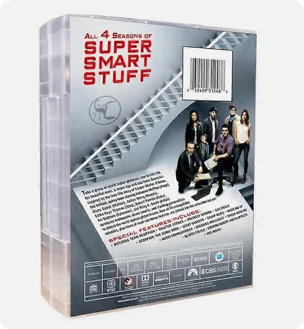 SCORPION: Komplett TV-serie Säsong 1-4 (DVD Box Set 24-Disc) engelsk version