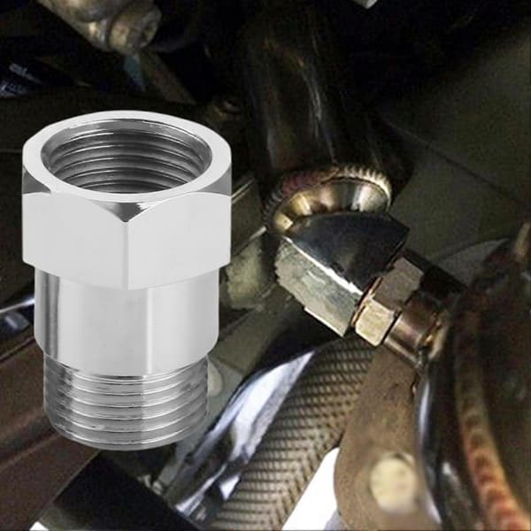 [zd]2 st. O2-sensoravståndsgängad universal M18 X 1.5 bilmotorljus syrgassensorförlängningsadapter för fordon