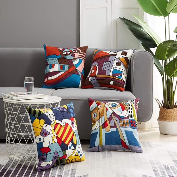 Putetrekk 45 x 45 Dekorativ Sofa Stue Skandinavisk B