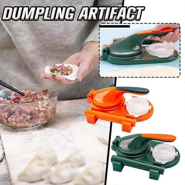 2-i-1 Bærbar Dumpling-indpakningsmaskine og Presseskindsmaskine Multifunktionel DIY Manuel Formesæt Clear