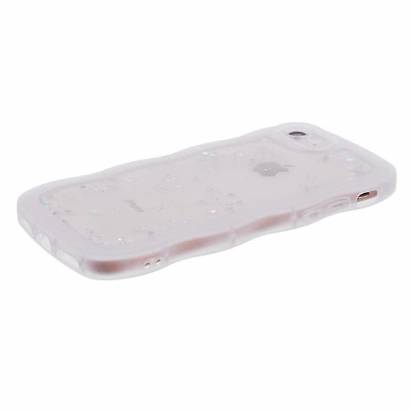 JTW-serien deksel til iPhone 7/8/SE (2020)/SE (2022) Glitterstjerner Bølget Kant TPU-beskyttelse W White Style E iPhone 7 4.7 inch