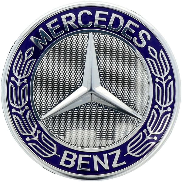 [zd]Mercedes-Benz Centerkapslar / Hjulnav Bil Emblem - 4-Pack 95 75mm BENZ Blå