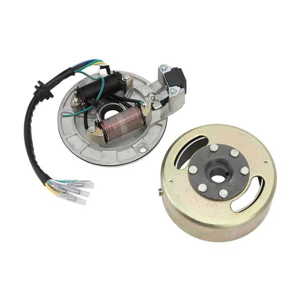 Magneto Stator Svinghjul Rotor Kit Kobber Aluminium til 90cc 110cc 125cc 140cc Kick Start Motor PIT PRO PIT Bike