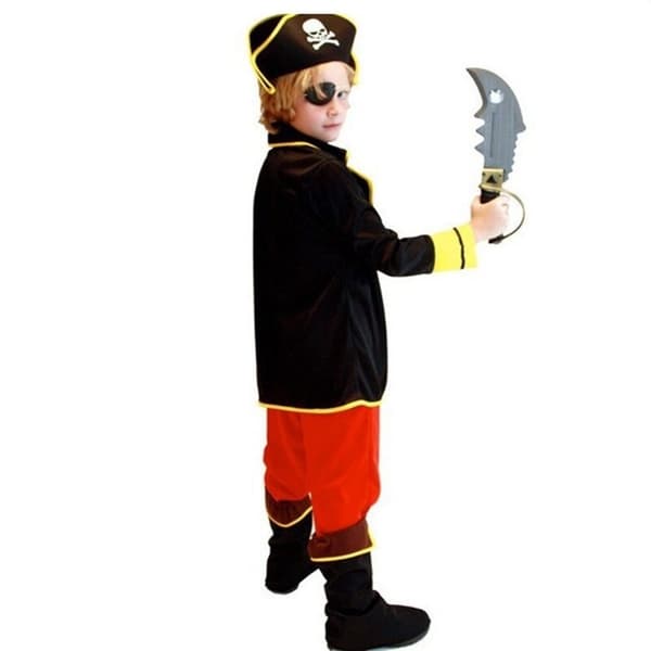 Halloween Kostumer Børn Drenge Piratkostume Cosplay Sæt Til