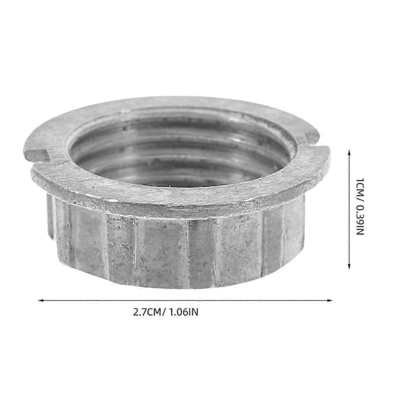 6 stk. G9 lampeholder ydre ringe til reparation, sølv aluminiumslegering[zd]