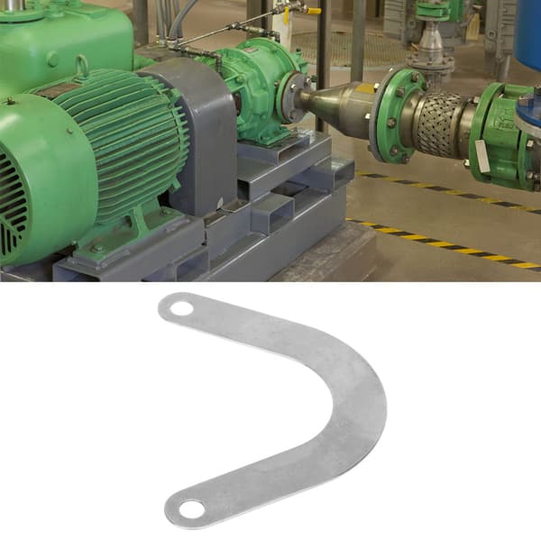 5 stk. ventilplade U-formet metal luftkompressor tilbehør 59 mm bred